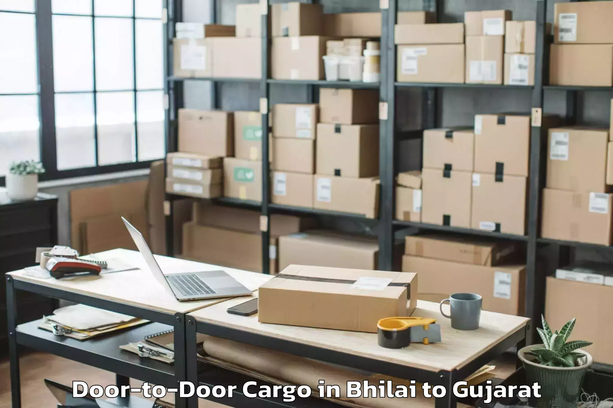 Quality Bhilai to Karnavati University Gandhinag Door To Door Cargo